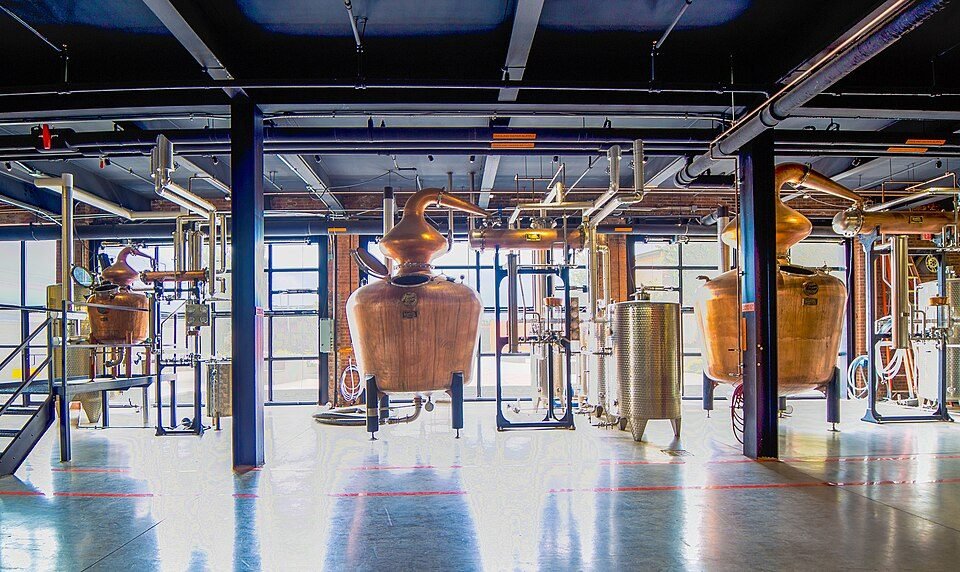 Copper pot stills do real work. Copper pulls sulphur compounds out of the spirit and keeps it light…