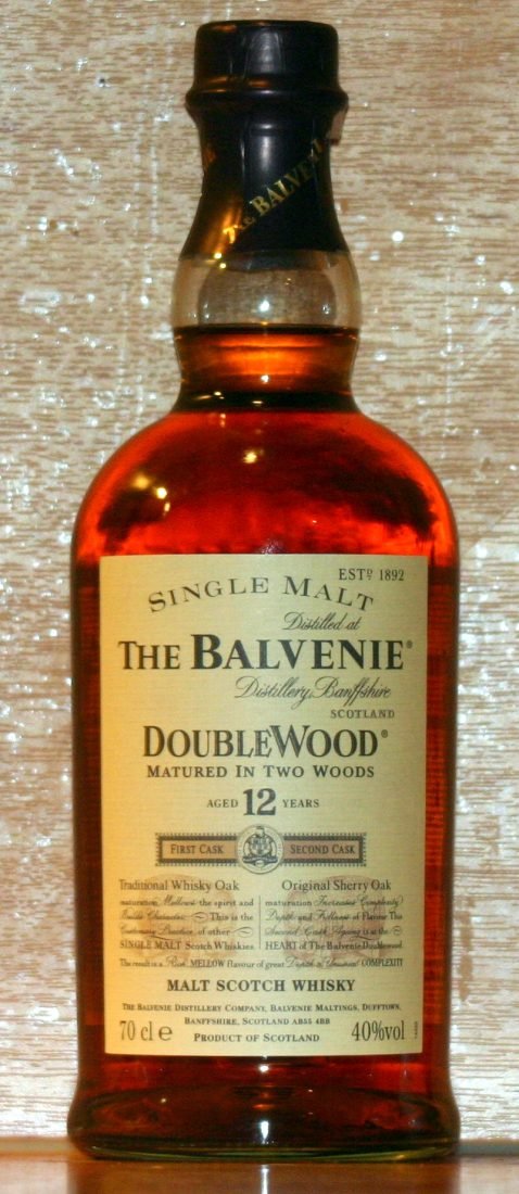The Balvenie 12 DoubleWood bottle