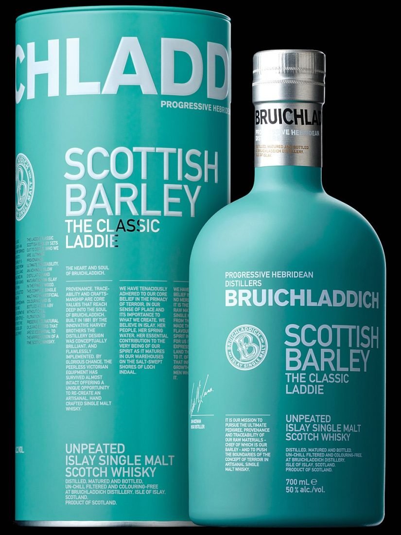 Bruichladdich Scottish Barley bottle