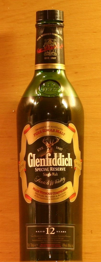 Glenfiddich 12 bottle